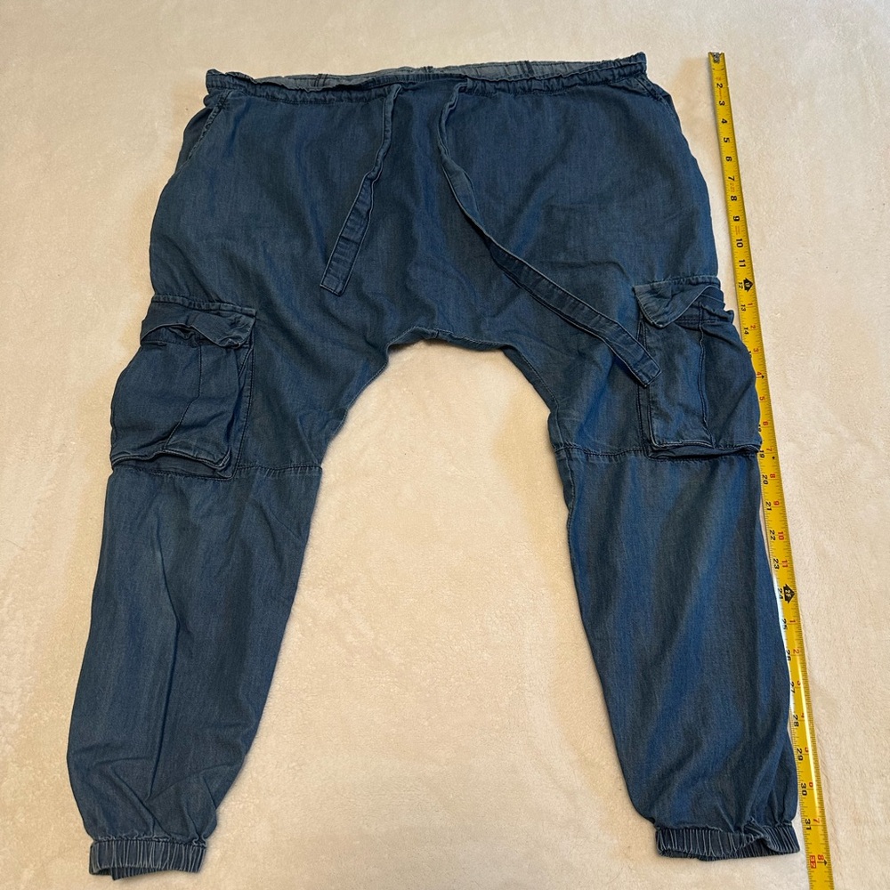 Ulla Johnson Drawstring Denim Harem Pants Women’s Size 2